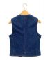 patou (パトゥ) Embellished cropped denim vest インディゴ サイズ:36：30000円