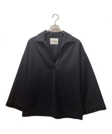 JIL SANDER（ジルサンダー）の古着「プルオーバーシャツ」｜ネイビー