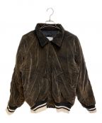 Maison Margielaメゾンマルジェラ）の古着「Velvet bomber jacket(ベルベットボンバージャケット)」｜ブラウン