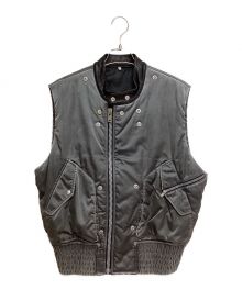 Maison Margiela（メゾンマルジェラ）の古着「16AW Docking Vest （ドッキングベスト）」｜グレー×ブラック