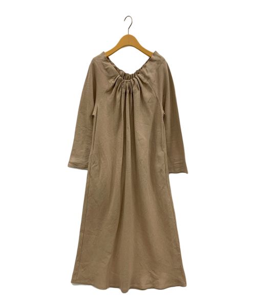 DEUXIEME CLASSE（ドゥーズィエム クラス）DEUXIEME CLASSE (ドゥーズィエム クラス) attentive dress ベージュ サイズ:-の古着・服飾アイテム