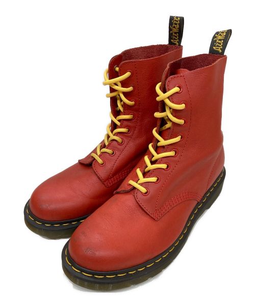 Dr.Martens（ドクターマーチン）Dr.Martens (ドクターマーチン) 8ホールブーツ レッド サイズ:SIZE9の古着・服飾アイテム