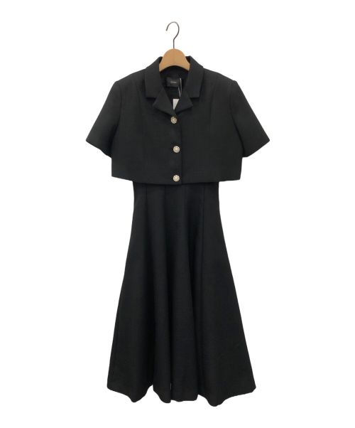 ENEU（エヌー）ENEU (エヌー) グレースジャケットドレスセットアップ ブラック サイズ:Fの古着・服飾アイテム