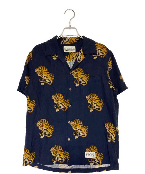 WACKO MARIA（ワコマリア）WACKO MARIA (ワコマリア) TIGER S/S HAWAIIAN SHIRT ネイビー サイズ:Mの古着・服飾アイテム