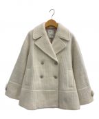 HER LIP TOハーリップトゥ）の古着「Odette Wool-Blend Coat」｜アイボリー