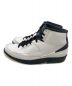 NIKE (ナイキ) AIR JORDAN 2 RETRO ホワイト×ブラック サイズ:27cm：7000円