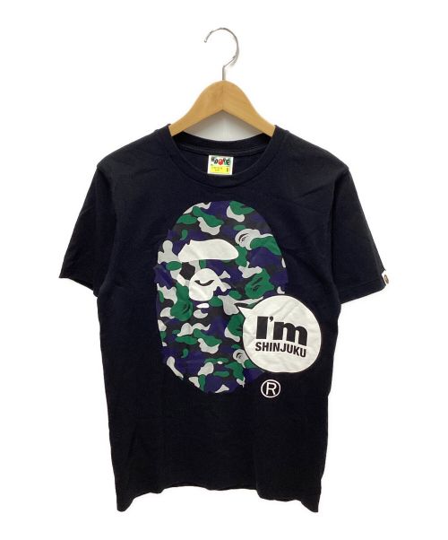 A BATHING APE（アベイシングエイプ）A BATHING APE (アベイシングエイプ) BIG APE HEAD Tシャツ ブラック サイズ:Sの古着・服飾アイテム