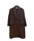 OUR LEGACYアワーレガシー）の古着「DB Coat Brown Hairy Alpaca」｜ブラウン