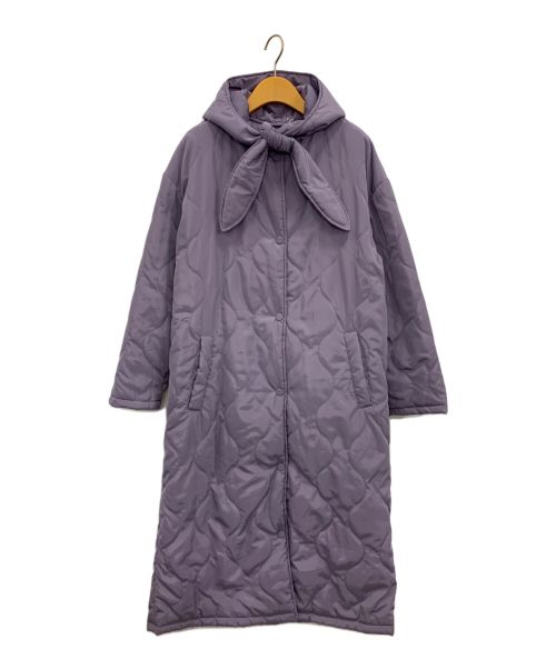 jakke.（ジャッキー）jakke. (ジャッキー) BONNY LONGLINE COAT ラベンダー サイズ:36の古着・服飾アイテム