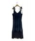 Uhr (ウーア) Velour Lace Combi Dress ネイビー サイズ:36：15000円