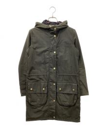 Barbour（バブアー）の古着「フーデッドコート」｜グリーン