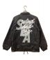 WIND AND SEA (ウィンド アンド シー) IT'S A LIVING COACH JACKET/ロゴプリントコーチジャケット ブラック サイズ:M：30000円