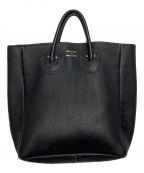 YOUNG & OLSEN The DRYGOODS STOREヤングアンドオルセン ザ ドライグッズストア）の古着「EMBOSSED LEATHER TOTE M」｜ブラック