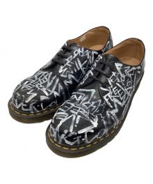 Dr.Martens×COMME des GARCONS HOMME DEUX（ドクターマーチン×コムデギャルソン オム ドゥ）の古着「ハンドペイント3ホールシューズ」｜ブラック