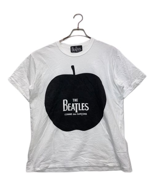 COMME des GARCONS（コムデギャルソン）COMME des GARCONS (コムデギャルソン) THE BEATLES (ビートルズ) BIG APPLE TEE ホワイト サイズ:XLの古着・服飾アイテム