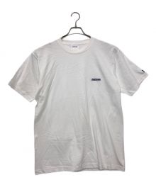 NOUNLESS（ナウンレス）の古着「カレッジ ロゴ Tシャツ」｜ホワイト