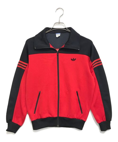 adidas（アディダス）adidas (アディダス) トラックジャケット レッド×ブラック サイズ:4の古着・服飾アイテム