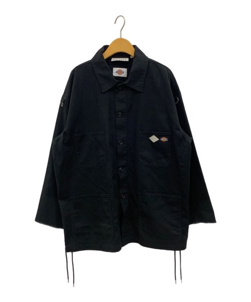 PASSION DESIRE（パッション デザイア）PASSION DESIRE (パッション デザイア) Dickies (ディッキーズ) CLASSIC T/C COVERALL JKT ブラック サイズ:2の古着・服飾アイテム