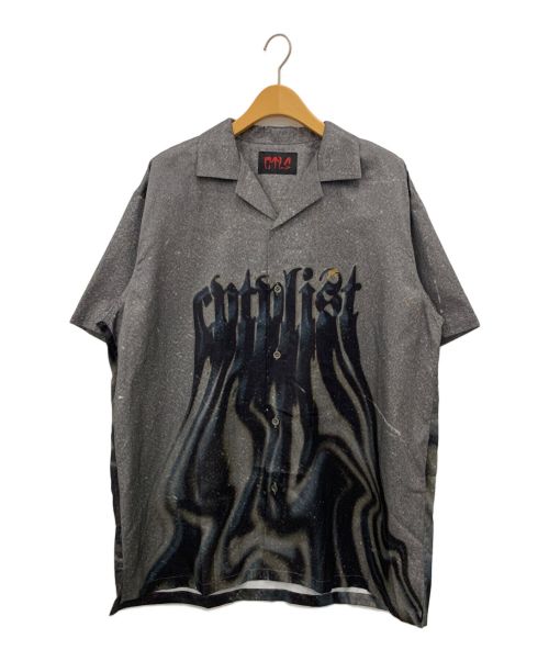 CVTVLIST（カタリスト）CVTVLIST (カタリスト) CTLS I Marble Drip shirt グレー サイズ:2の古着・服飾アイテム