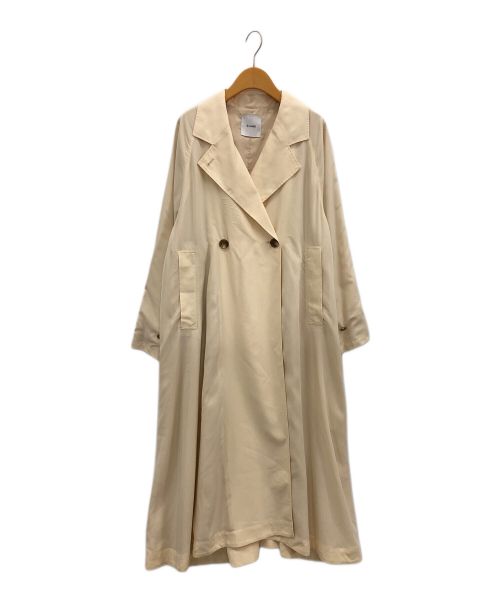 CLANE（クラネ）CLANE (クラネ) BACK GATHER DRESS TRENCH COAT アイボリー サイズ:1の古着・服飾アイテム