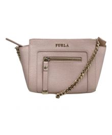 FURLA（フルラ）の古着「チェーンショルダーバッグ」｜ピンク