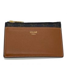 CELINE（セリーヌ）の古着「ジップカードケース」｜ブラウン