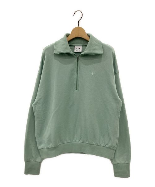 ER（イーアール）ER (イーアール) HARF ZIP SWEATSHIRT グリーン サイズ:-の古着・服飾アイテム