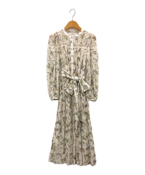 HER LIP TO（ハーリップトゥ）Her lip to (ハーリップトゥ) Floral Bouquet Pleated Long Dress アイボリー サイズ:Sの古着・服飾アイテム