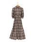 Her lip to (ハーリップトゥ) Bergamo Plaid Tiered Long Dress ブラウン サイズ:S：7000円