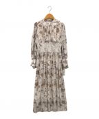 HER LIP TOハーリップトゥ）の古着「Le Camelia Pleated Dress」｜ベージュ