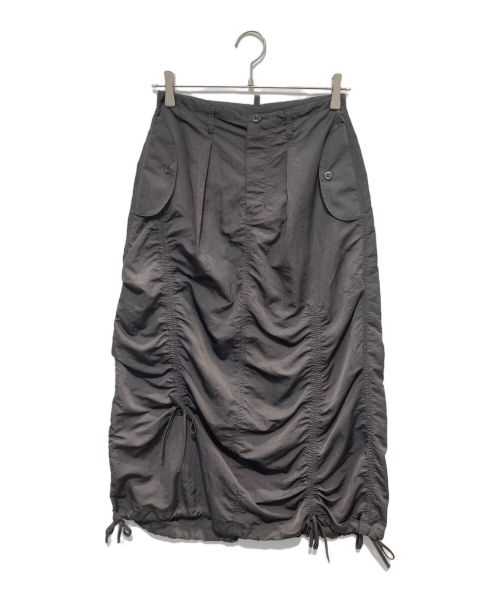 SATUR（セター）SATUR (セター) Celje Draw-String Parachute Skirts グレー サイズ:Sの古着・服飾アイテム