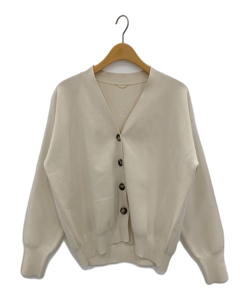 DEUXIEME CLASSE（ドゥーズィエム クラス）Deuxieme Classe (ドゥーズィエム クラス) Knit Vneck Cardigan アイボリー サイズ:-の古着・服飾アイテム