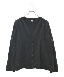 toteme（トーテム）の古着「RAGLAN-SLEEVE WOOL カーディガン」｜ブラック