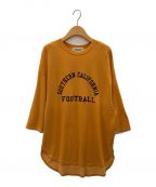 L'appartement×Americanaアパルトモン×アメリカーナ）の古着「Football T-sh」｜オレンジ