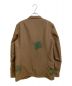 COMME des GARCONS SHIRT (コムデギャルソンシャツ) Woven Hand Printed Jacket(ウーヴンハンドプリンテッドジャケット) ブラウン サイズ:M：50000円