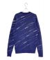 BALENCIAGA (バレンシアガ) DIAGONAL LOGO SWEATER ネイビー サイズ:S：50000円