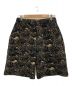 GAKKIN（ガッキン）の古着「JACQUARD LOTUS LEAVES SHORTS」｜ブラック