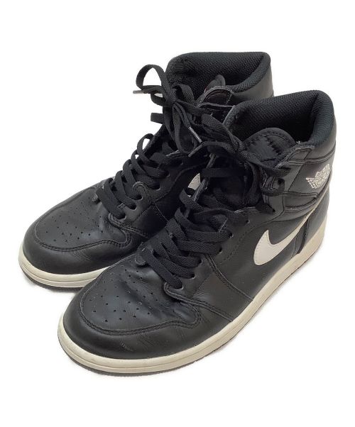 NIKE（ナイキ）NIKE (ナイキ) AIR JORDAN 1 RETRO HIGH OG ブラック サイズ:26.5の古着・服飾アイテム