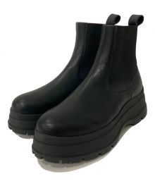 blkby（ビーエルケービーワイ）の古着「side gore boots」｜ブラック