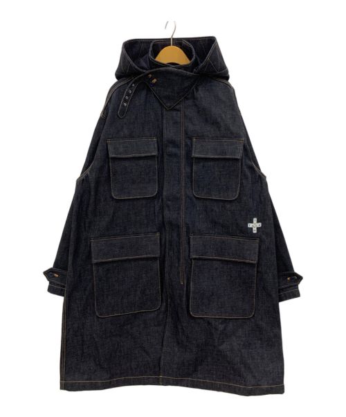 FACETASM（ファセッタズム）FACETASM (ファセッタズム) Denim Military Coat インディゴ サイズ:4の古着・服飾アイテム