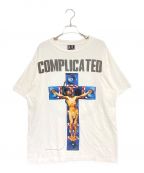 SAINT MICHAEL×河村康輔セントマイケル×）の古着「KK_SS TEE/COMPLICATED」｜ホワイト