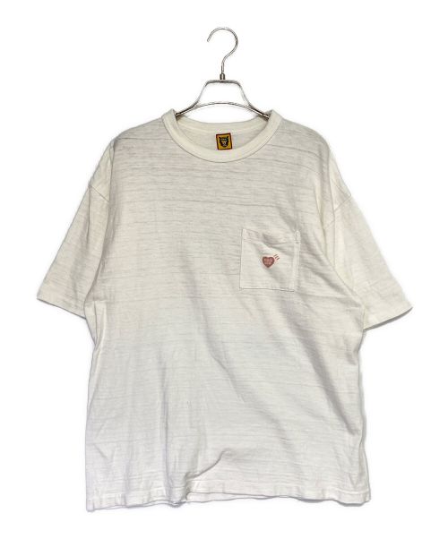 HUMAN MADE（ヒューマンメイド）HUMAN MADE (ヒューマンメイド) Flamingo Pocket Tee ホワイト サイズ:XLの古着・服飾アイテム