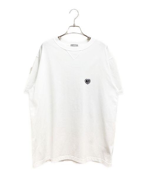 Dior（ディオール）Dior (ディオール) ハートロゴTシャツ ホワイト サイズ:Mの古着・服飾アイテム