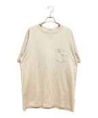 Diorディオール）の古着「ロゴ刺繍ポケットTシャツ」｜ライトグレー