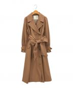 HER LIP TOハーリップトゥ）の古着「Belted Dress Trench Coat」｜ブラウン