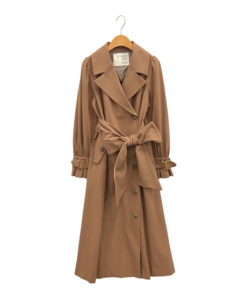 HER LIP TO（ハーリップトゥ）Her lip to (ハーリップトゥ) Belted Dress Trench Coat ブラウン サイズ:Mの古着・服飾アイテム