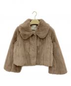 HER LIP TOハーリップトゥ）の古着「Winter Love Faux Fur Coat」｜ベージュ