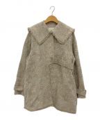 Eaphiエフィ）の古着「big collar botanical half jacket」｜ベージュ