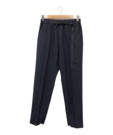 Ujoh（ウジョー）の古着「Tape Belt Tapered Pants」｜ネイビー