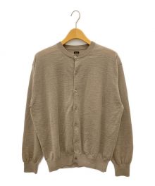 BATONER（バトナ―）の古着「CHOMA CREW NECK CARDIGAN」｜ブラウン